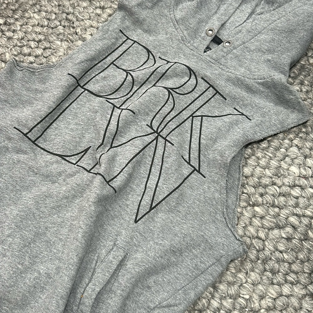 Brooklyn Calling‎ NYC Cut Off Hoodie Vest Size XS